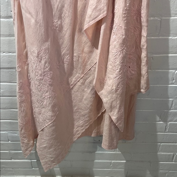 J. Jill Asymmetrical Linen Skirt in Soft Pink NWT - Picture 8 of 8